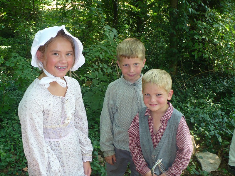 Kids in period clothes.JPG